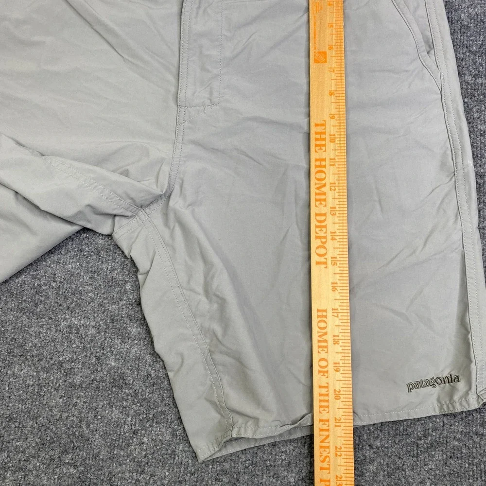 Patagonia Gi III Shorts Mens 38 Grey Nylon Stretch Hiking Outdoor STY86641 SP17